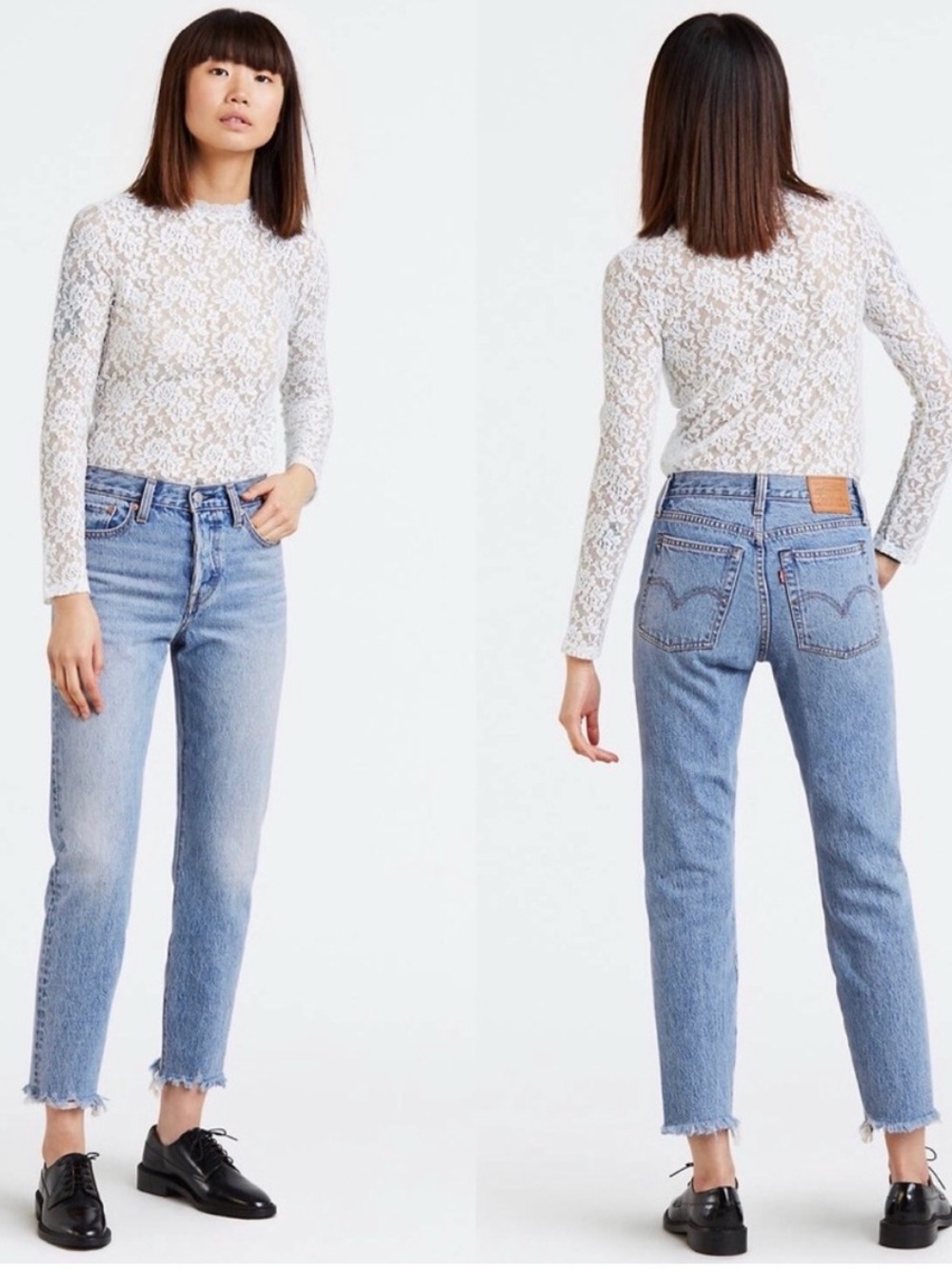 Levi’s Wedgie Icon Fit in Shut Up - Medium Wash.